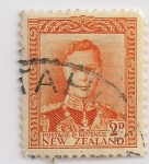 Stamps : Oceania : New_Zealand :  Rey George VI