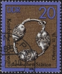Stamps Germany -  Kostbarkeiten Von Slawischen Stätten Ohrring  10. jh.