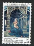 Stamps Spain -  2779- EUROPALIA 85, ESPAÑA. VIRGEN DE LOVAINA ( JAN GOSSAERT ).