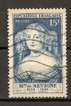 Stamps France -  Madame de Sevigne.