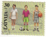 Stamps Europe - Lithuania -  Deporte Infantil