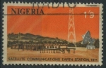 Sellos del Mundo : Africa : Nigeria : S275 - Satelite comunicaciones estación tierra