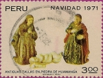 Sellos de America - Per� -  Navidad 1971. Antiguas Tallas en Piedra de Huamanga.