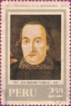 Sellos de America - Per -  Precursores de la Independencia II: José Baquíjano y Carrillo 1751-1818.