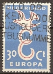 Stamps : Europe : Netherlands :  Marca europea,letra (E).