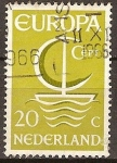 Stamps Netherlands -  EUROPA-barco de vela estilizada con la CEPT