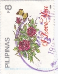 Stamps Philippines -  flores