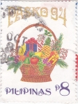 Stamps Philippines -  flores