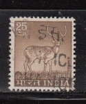 Stamps : Asia : India :  Ciervo