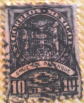 Stamps Mexico -  Cruz of palenque 1937