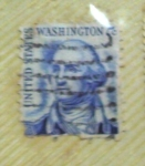 Stamps United States -  Presidente GEORGE WASHINGTON 1967