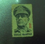 Stamps United States -  General DOUGLAS MACARTHUR 1971