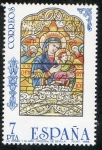 Stamps Spain -  2815- VIDRERAS ARTISTICAS. VIRGEN CON EL NIÑO, CATEDRAL DE SEVILLA.