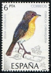 Stamps Spain -  2820- PÁJAROS. CURRUCA CARRAQUEÑA.