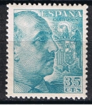 Stamps Spain -  Edifil  1050  Cid y General Franco.  