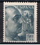 Stamps Spain -  Edifil  1053  Cid y General Franco.  