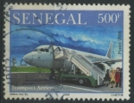 Sellos de Africa - Senegal -  Embarque avión