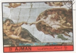 Stamps United Arab Emirates -  Michelangelo