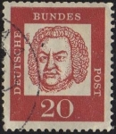 Stamps : Europe : Germany :  BACH