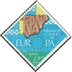 Stamps Europe - Spain -  Adhesión de España al Consejo de Europa
