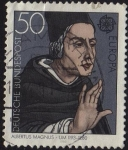 Stamps : Europe : Germany :  ALBERTUS MAGNUS · UM 1193-1280