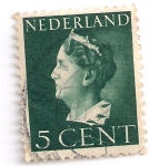 Stamps : Europe : Netherlands :  Reina Guillermina Wihelmina