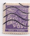 Stamps : Europe : Czechoslovakia :  planta