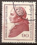 Stamps Germany -  Immanuel Kant 1724-1804,filosofo 