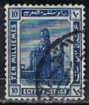Stamps Egypt -  Scott 55  Colosos de tebas (6)