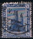 Stamps Egypt -  Scott 55  Colosos de tebas (10)
