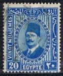 Stamps Egypt -  Scott 143  Rey Fuad (5)