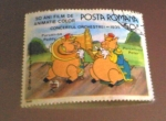 Stamps Europe - Romania -  Disney posta romana