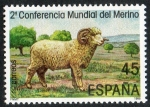 Stamps Spain -  2839- II CONFERENCIA MUNDIAL DEL MERINO. CARNERO MERINO.