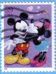 Stamps United States -  Mickey & Minnie