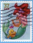 Stamps United States -  The Little Mermaid