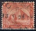 Sellos del Mundo : Africa : Egipto : Scott  39  Esfinge y Piramide (6)