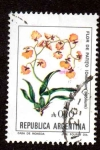 Stamps Argentina -  Serie flores