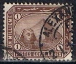 Stamps Egypt -  Scott  43a  Esfinge y Piramide (4)
