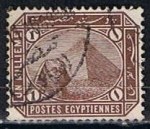 Stamps : Africa : Egypt :  Scott  43a  Esfinge y Piramide (7)