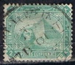 Stamps : Africa : Egypt :  Scott  44a  Esfinge y Piramide (3)