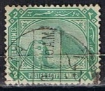 Stamps Egypt -  Scott  44a  Esfinje y Piramide (4)