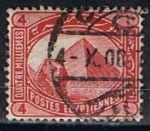 Stamps : Africa : Egypt :  Scott  47  Esfinje y Piramide (5)