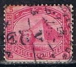 Stamps Egypt -  Scott  48  Esfinge y Piramide (3)