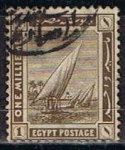 Stamps : Africa : Egypt :  Scott  50  Barcos del Nilo (2)