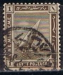 Stamps Egypt -  Scott  50  Barcos del Nilo (7)
