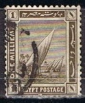 Stamps Egypt -  Scott  50  Barcos del Nilo (8)