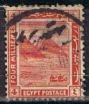 Stamps Egypt -  Scott  53  Piramides de Gaza (3)