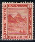 Stamps Egypt -  Scott  53  Piramides de Gaza (5)