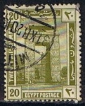 Stamps Egypt -  Scott  56  Templo de Khonsu (4)