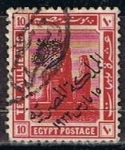 Sellos de Africa - Egipto -  Scott  83  Colosos de Tebas Reino Independiente